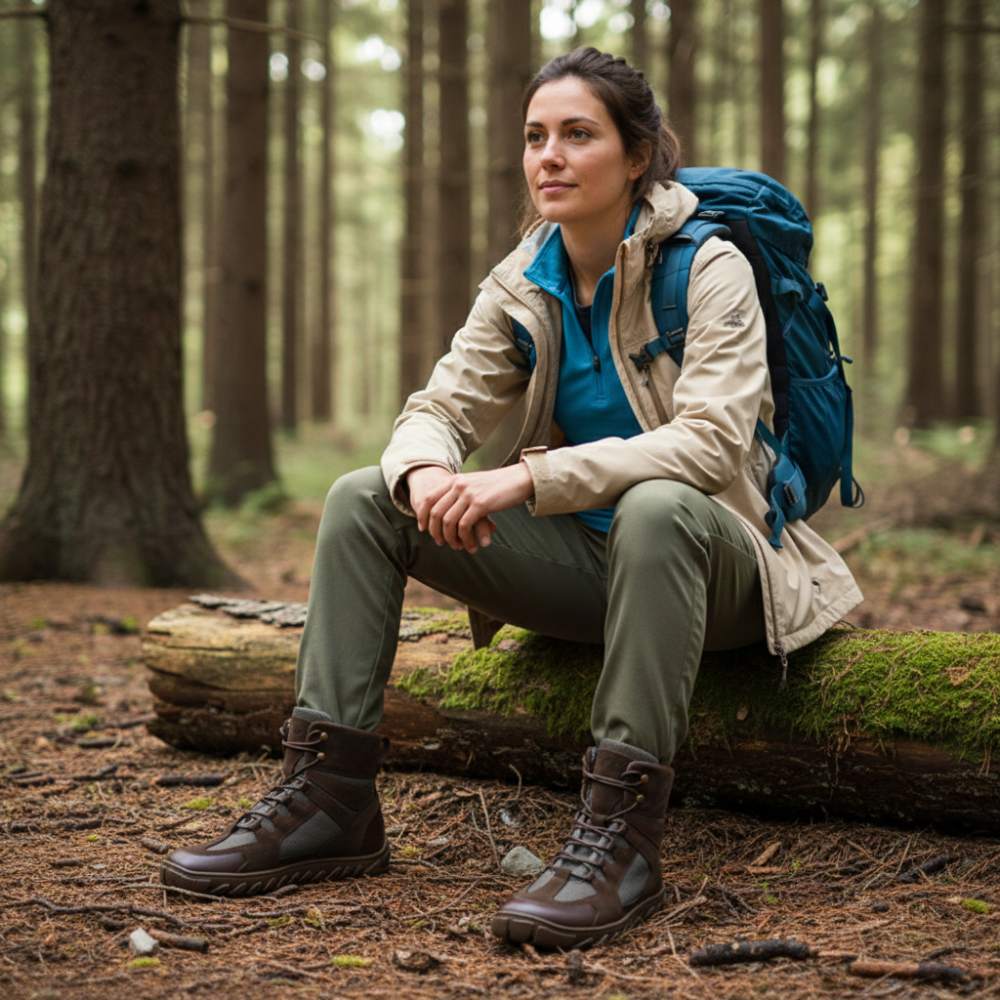 Marrón impermeable de Bosqe