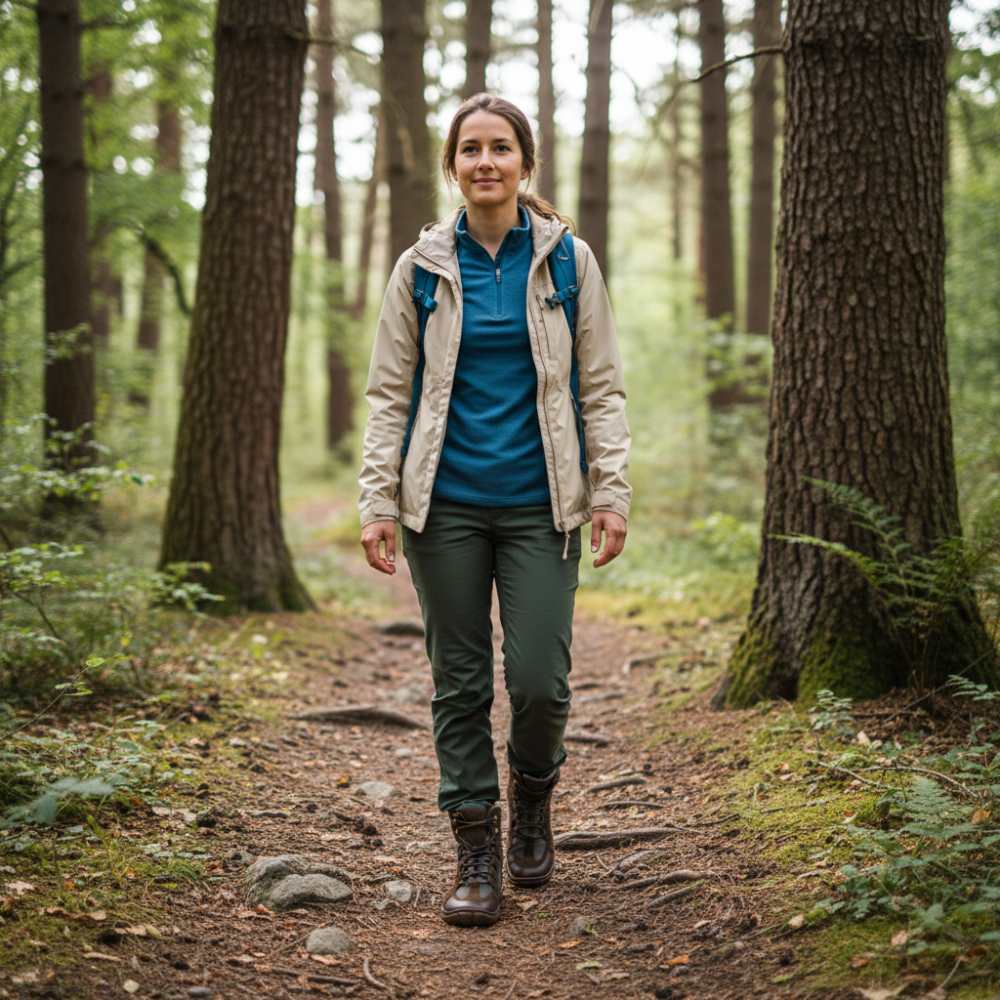 Marrón impermeable de Bosqe