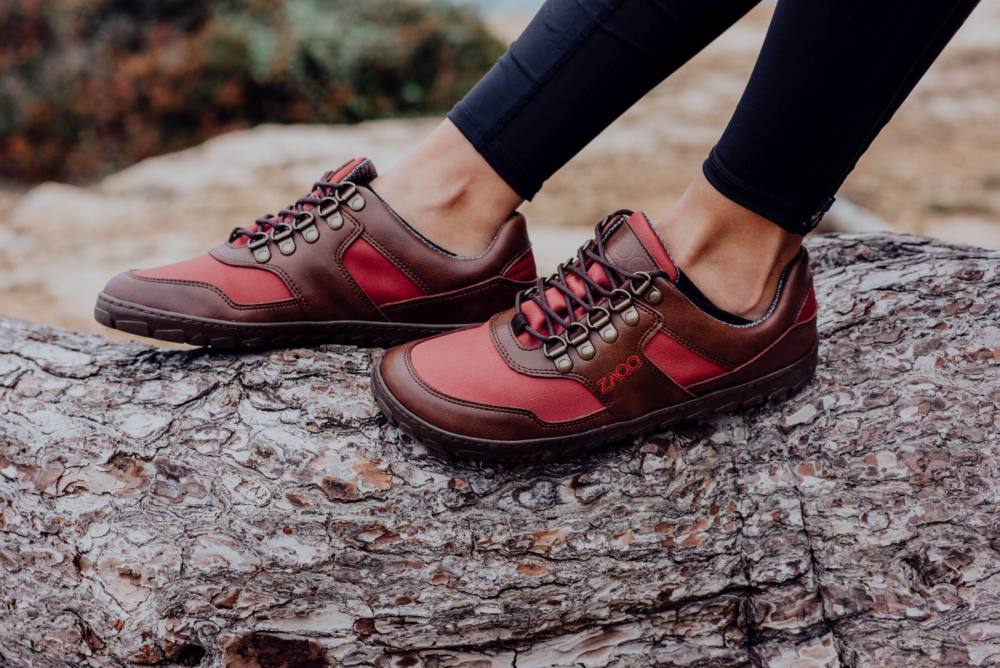 HIQE bajo camello vegano rojo impermeable