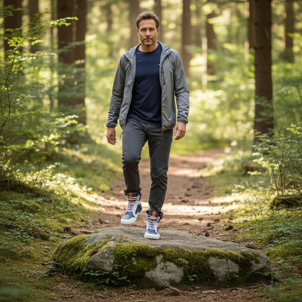 Q2 Blue Blanco impermeable