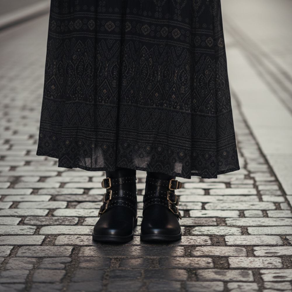 Qlance Black Gold Plain