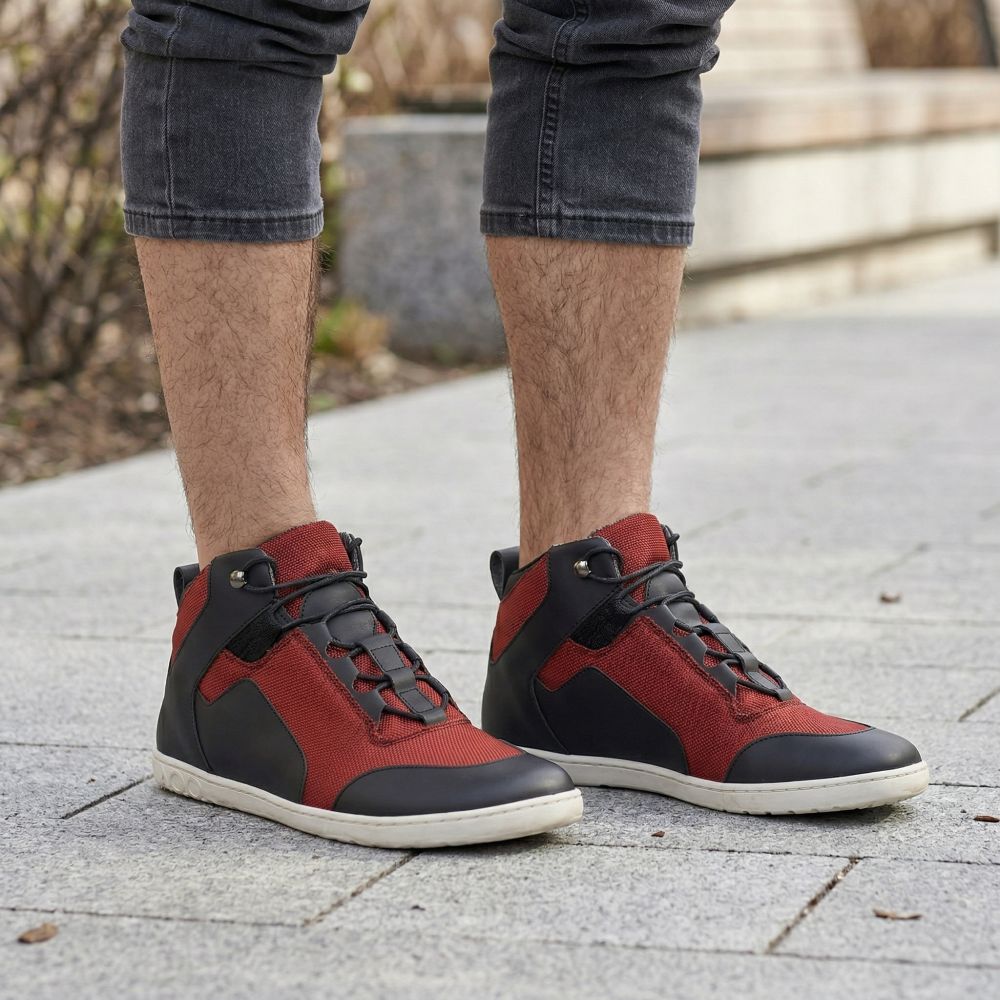 Raqo negro rojo
