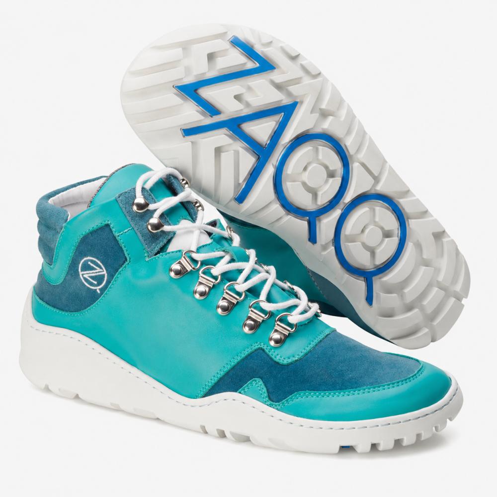 Vaqation azul impermeable
